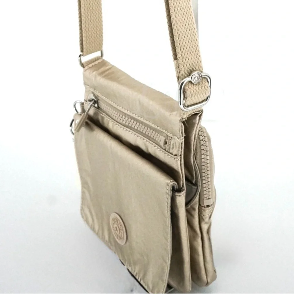 Kipling Eldorado Crossbody Organizer Bag Toasty Gold